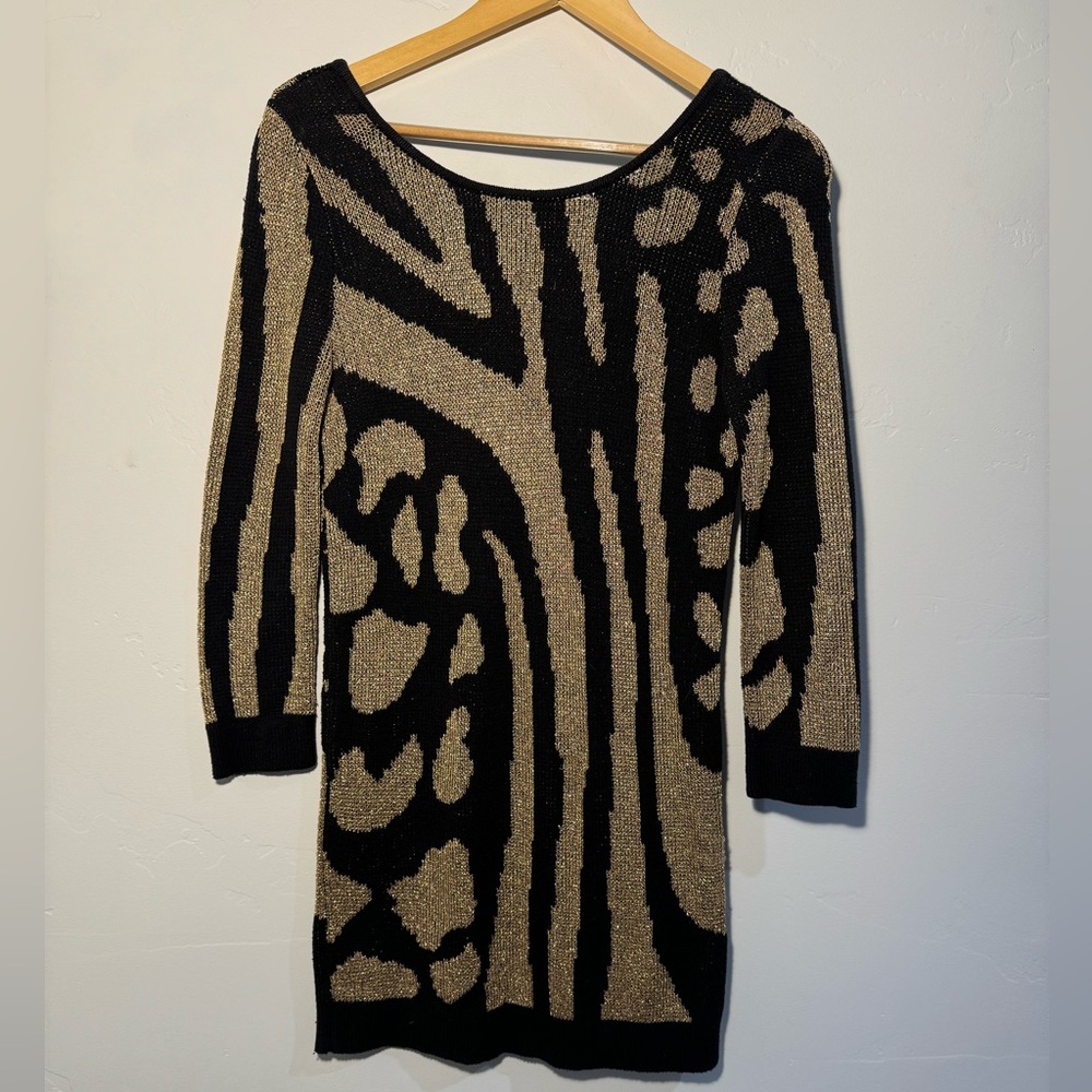 ✨ Women’s UO Sparkle & Fade Black & Gold Dress ✨